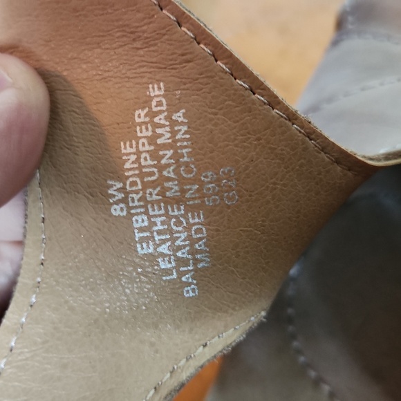 Earth Origins Womens Birdine Tan Slip On Slingback Sandals Shoes, Size 8w - Picture 8 of 10